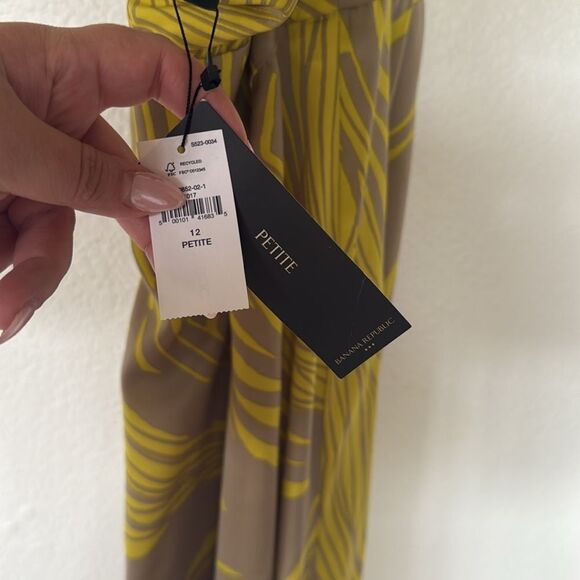Banana Republic Yellow Tan Halter Sundress - Picture 3 of 5